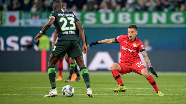 Charles Aránguiz fue pieza clave en triunfo de Bayer Leverkusen sobre Wolfsburgo