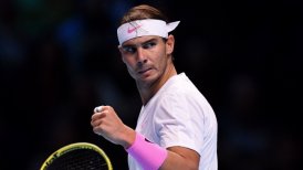 Rafael Nadal tuvo notable reacción para derribar a Daniil Medvedev en el Masters de Londres