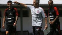 Así fue la práctica de la Roja antes de decidir no jugar ante Perú