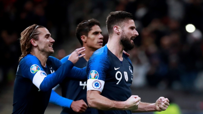 Francia celebró su clasificación a la Eurocopa 2020 con esforzado triunfo sobre la débil Moldavia