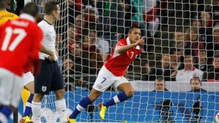 Este viernes se cumplieron seis años de los dos golazos de Alexis a Inglaterra en Wembley