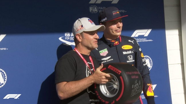Max Verstappen logró quedarse con la pole position en el Gran Premio de Brasil