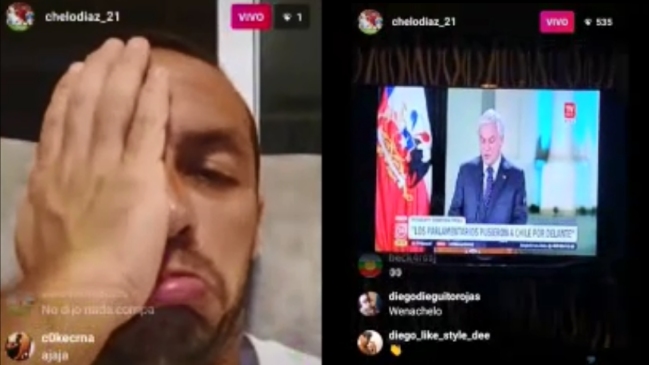 "Esta canción no dice nada": La reacción de Marcelo Diaz ante el discurso de Sebastián Píñera