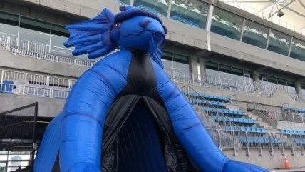 Deportes Iquique presentó novedosa manga inflable del Estadio Tierra de Campeones