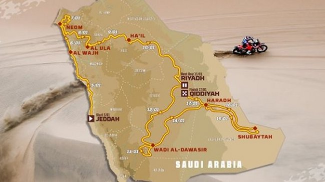 El Rally Dakar presentó su recorrido para la edición 2020