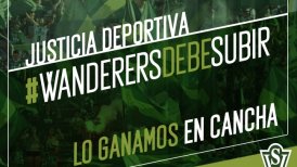 #WanderersDebeSubir: La potente campaña que pide el ascenso "caturro" a Primera División