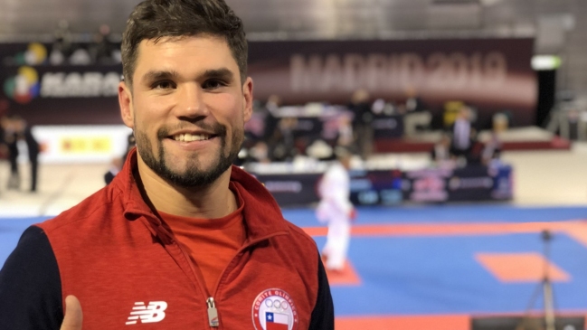 Rodrigo Rojas finalizó quinto en la Premier League de Karate de Madrid