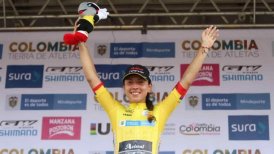 Aranza Villalón ganó la contrarreloj individual y se adueñó del liderato en la Vuelta a Colombia