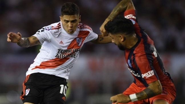 Un errático River Plate desechó la opción de ser líder en Argentina tras perder con San Lorenzo