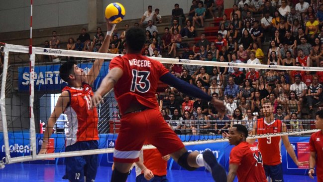 Chile volvió a ganarle a República Dominicana en un amistoso de voleibol