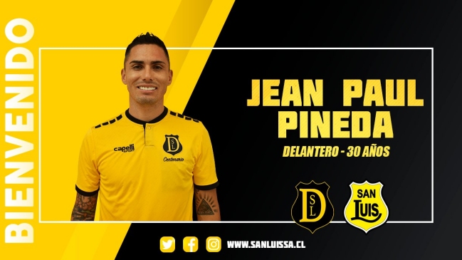 San Luis sumó al delantero Jean Paul Pineda tras su "fichaje de un día" en Deportivo Pasto