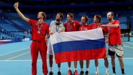 Rusia selló su avance a los cuartos de final de la ATP Cup