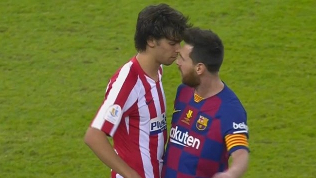 El polémico episodio de Messi con Joao Felix en la Supercopa de España