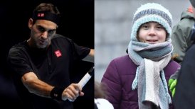 Greta Thunberg se sumó a iniciativa medioambiental que cuestiona a Roger Federer
