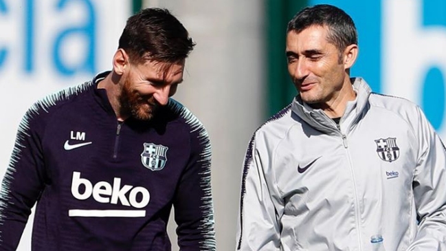 Lionel Messi se despidió de Ernesto Valverde: Gracias por todo, míster