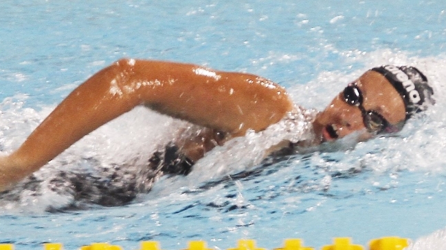 Kristel Köbrich terminó quinta en los 800 metros libres del Pro Swim Series de Knoxville