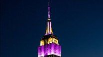 El Empire States se iluminó en honor a Kobe Bryant