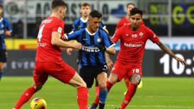 Inter de Alexis se impuso ante Fiorentina de Pulgar y avanzó a semifinales en la Coppa Italia