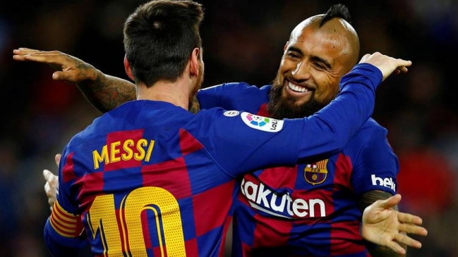 Prensa española volvió a elogiar a Arturo Vidal: "El socio predilecto de Messi"