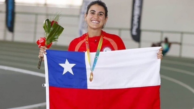 María Ignacia Eguiguren ganó medalla de oro en el Sudamericano de Atletismo Indoor