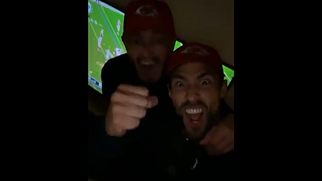 Jorge Valdivia disfrutó con entusiasmo el Super Bowl