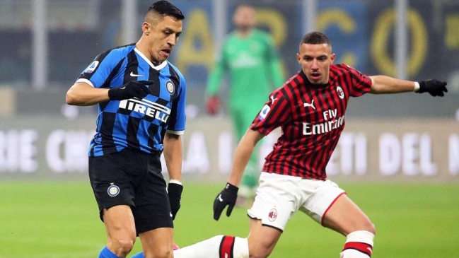 Alexis fue protagonista en el triunfazo de Inter sobre AC Milan en el Derby della Madonnina