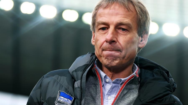 Jürgen Klinsmann renunció a la banca de Hertha Berlin