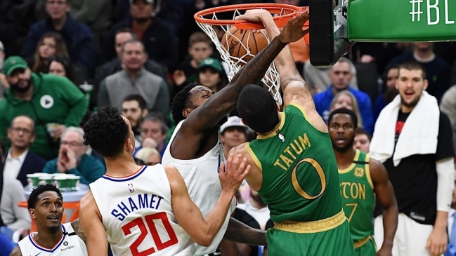 Boston Celtics derribó en doble prórroga a Los Angeles Clippers en la NBA