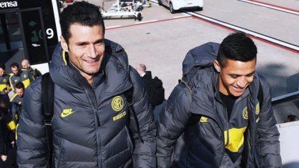 Alexis viajó junto al plantel de Inter a Bulgaria para medirse ante Ludogorets por la Europa League