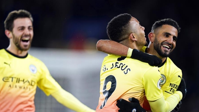 Gabriel Jesús guió el importante triunfo de Manchester City sobre Leicester en Premier