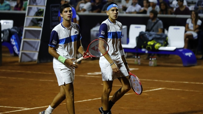 Tomás Barrios y Alejandro Tabilo se despidieron en semifinales del dobles en el ATP de Santiago