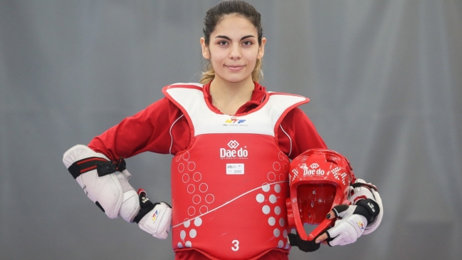 Chilena Fernanda Aguirre aseguró un cupo en Tokio 2020 en el Taekwondo