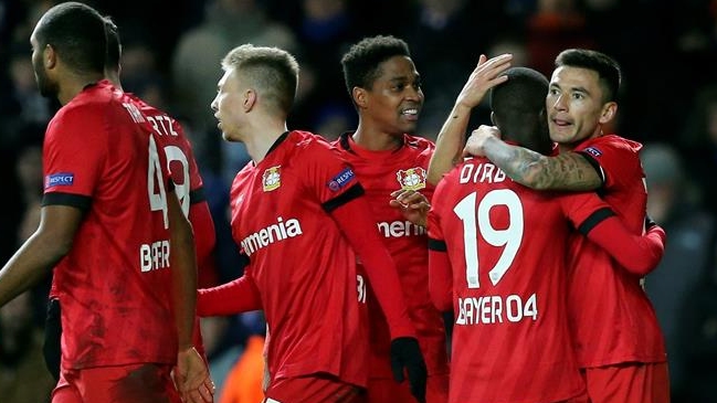 Charles Aránguiz aportó con un gol en triunfo de Leverkusen sobre Rangers en la Europa League