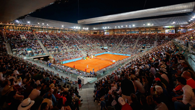 Próxima edición del Madrid Open será a fines de abril y comienzos de mayo del 2021
