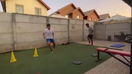 Futbolistas de O'Higgins también trabajan durante la cuarentena