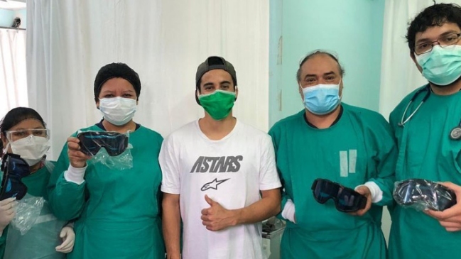 Ignacio Cornejo entregó 150 gafas protectoras a centros de salud de la Región de Tarapacá