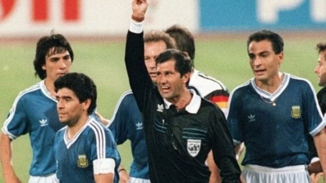 Arbitro de la final de Italia 90: Maradona es una de las peores personas que he conocido