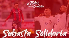 #TodosConLaCamiseta: Medel y Vidal anunciaron subastas junto a Garin y Francisco Saavedra