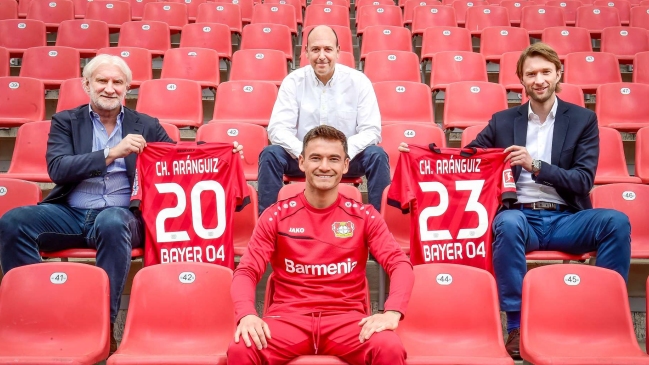 Charles Aránguiz renovó en Leverkusen hasta el 2023: Es la continuación de una relación especial