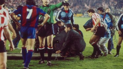 Se cumplieron 36 años de la "Batalla del Bernabéu" entre Athletic de Bilbao y el Barcelona de Maradona