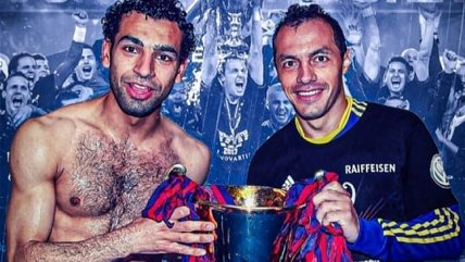 Marcelo Díaz sacó a relucir Superliga Suiza que alcanzó junto a Mohamed Salah