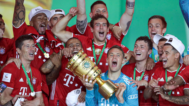 Bayern Múnich ganó la Copa de Alemania con cómodo triunfo sobre Bayer Leverkusen de Aránguiz