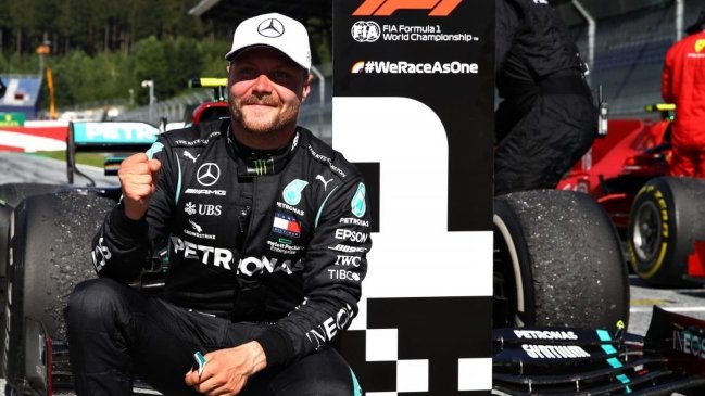 Valtteri Bottas triunfó en Austria y es el primer líder de la Fórmula 1 2020