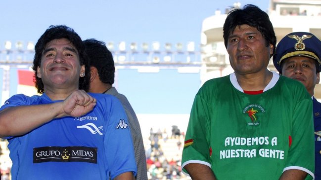 El contundente apoyo de Diego Maradona a Evo Morales: Volverás para ayudar a Bolivia