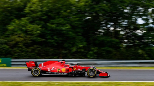 Sebastian Vettel comandó la segunda sesión de prácticas en Hungría