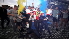Hinchas de Leeds de Bielsa celebraron el ascenso con locura en las calles de la ciudad