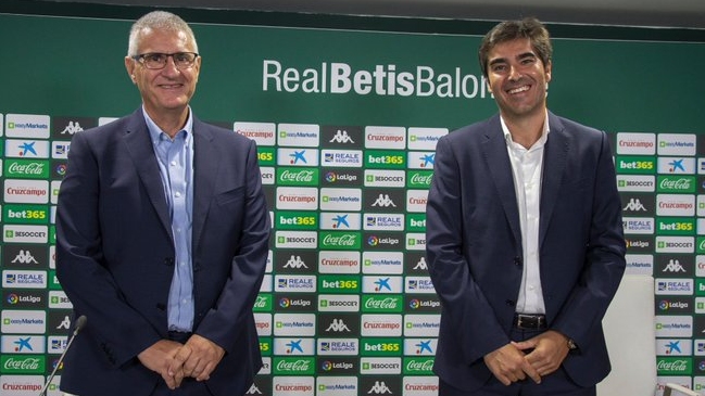 Director general deportivo de Real Betis: Pellegrini tiene experiencia y está muy calificado