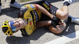 Ciclista holandés perdió un dedo en accidente durante la Vuelta a Burgos en España