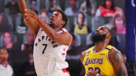 Kyle Lowry lideró la victoria de Toronto Raptors sobre Los Angeles Lakers en la NBA