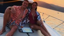Las paradisíacas vacaciones de Enzo Roco junto a su novia